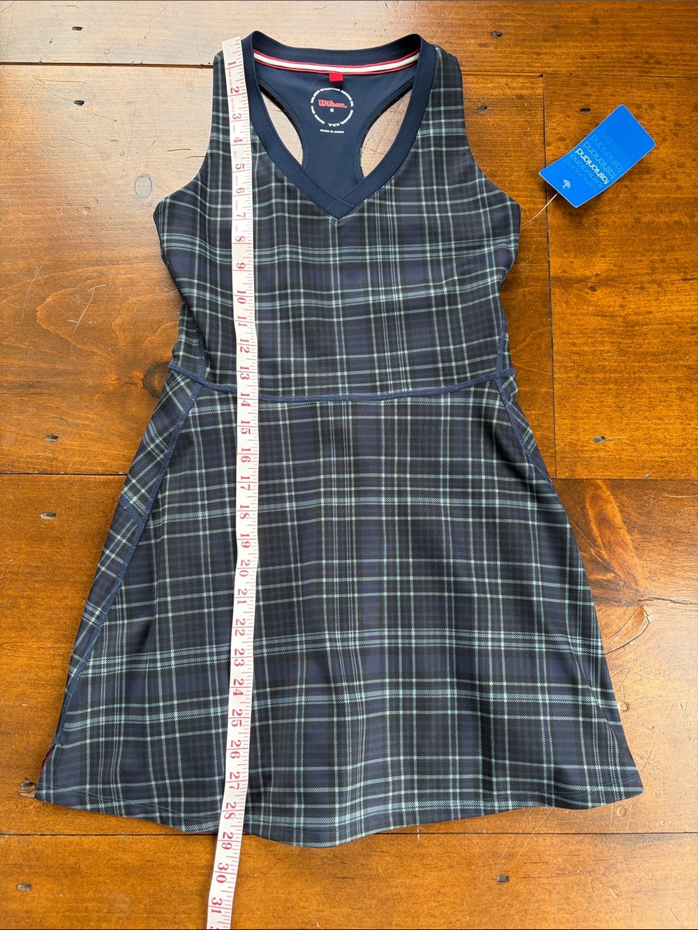 Wilson Tennis Dress Blackwatch Plaid Sz S - Picture 9 of 10